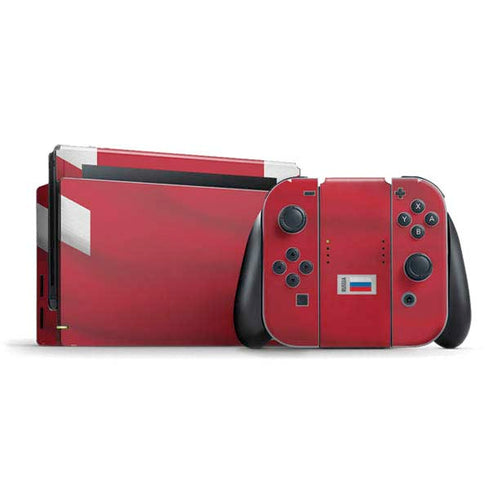 Russia Soccer Flag Nintendo Skins